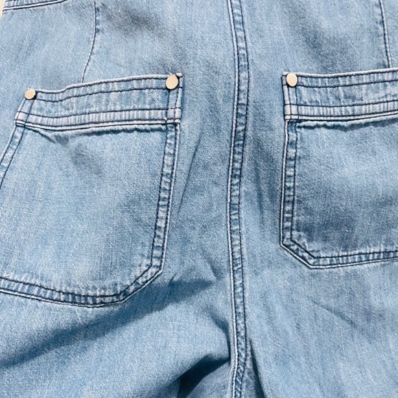 Anthropologies’s Maeve V-neck Cotton Jumpsuit - Picture 5 of 13